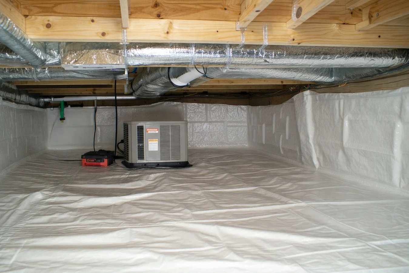 Crawl space insulation